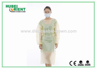 Knitted Wrist SMS Nonwoven Disposable Isolation Gowns