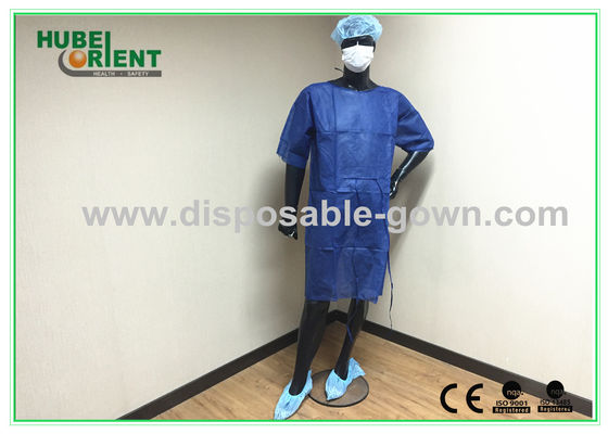 CE MDR Polypropylene Nonwoven Disposable Patient Gown Without Sleeves