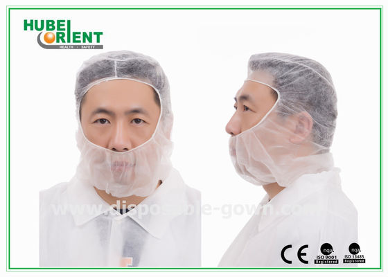 Breathable Disposable Head Cap PP Hood With Neck Protection For Keep Hygienic