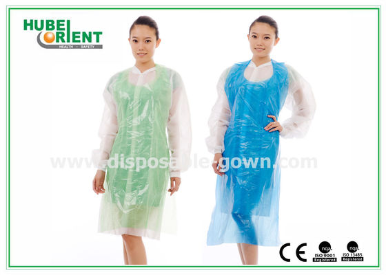 CE MDR Certificated Plastic PE Disposable Aprons For Food Service/Medical Grade