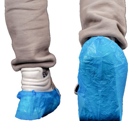 Hand Made/Machine Made Hospital Use Disposable Medical CPE plastic Shoe Cover