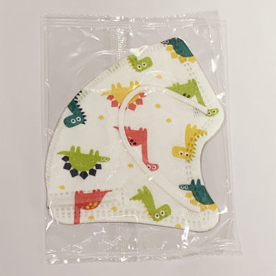 12x11cm Children Disposable 3D Face Mask 3ply Cartoon Printing With Earloop Nonwoven