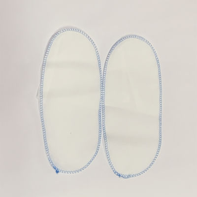 Beauty Salon Disposable Whole Top PP Nonwoven Slippers With Blue Thread Sewing