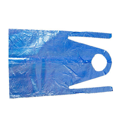 Kitchen / Food Industry / Home PE Plastic Sleeveless Apron Disposable Waterproof