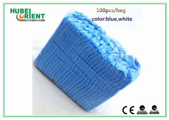 ISO9001 Non Irritating Disposable Non Woven Mob Cap 20g/m2