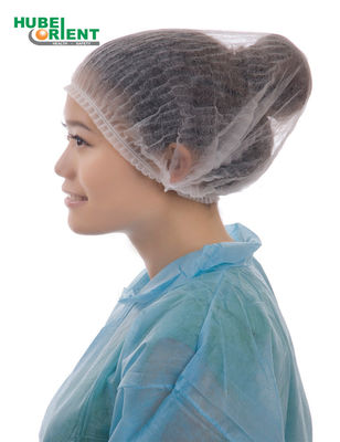 ISO9001 Non Irritating Disposable Non Woven Mob Cap 20g/m2