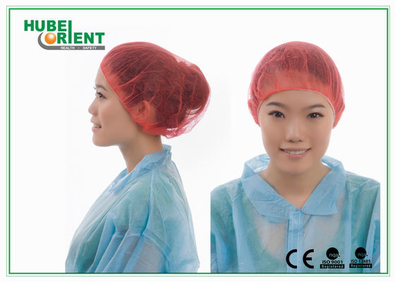 Disposable Surgical Round Cap Bouffant Cap With Single Elastic