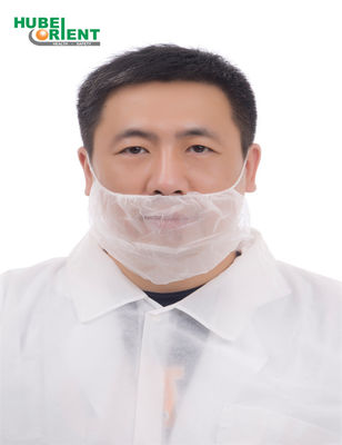 Breathable Polypropylene Nonwoven Double Elastic Disposable Beard Cover 10G/M2