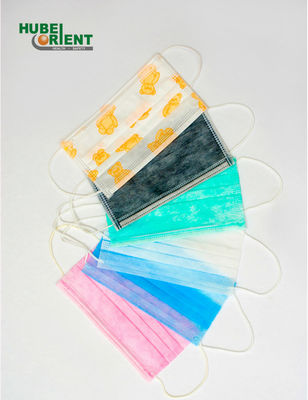 Disposable Face Mask 3-Ply Safety Face Mask Dust Non-Woven Fabrics For Personal Health Earloop