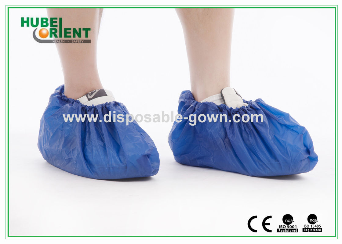 Reusable Plastic Surgical Disposable Shoe Covers Harmless To Skin for clean Environment