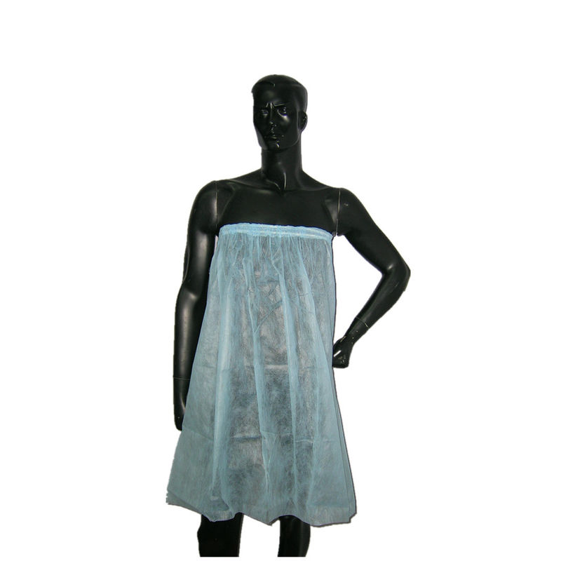 Spa Use Soft Nonwoven Ladies PP Disposable Skirt For Beauty Salon