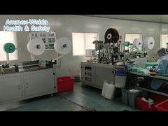 অনুমোদিত EN14683/ASTMF2100 হাসপাতাল/ক্লিনিকের জন্য টাই-অন সহ একক ব্যবহারের সার্জিকাল ফেস মাস্ক