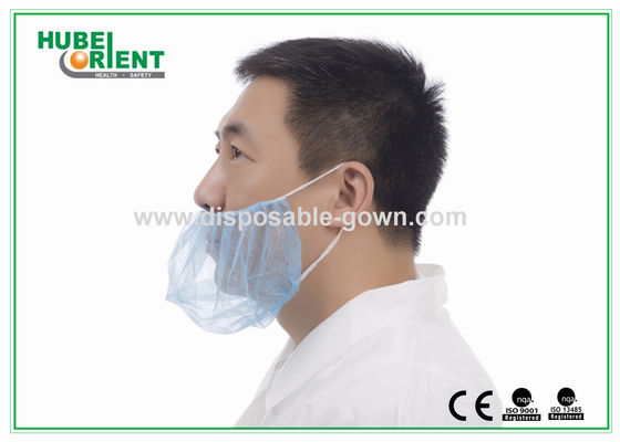 Colored Disposable Head Cap Disposable USe Non-Woven Beard Cover With Single Elastic