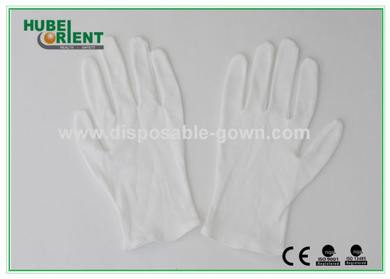 Polyethene 100% Soft Pure Cotton Gloves Disposable White Colour