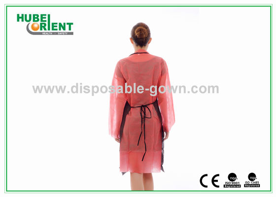 Thin Neck Tie 40gsm Nonwoven Disposable Aprons