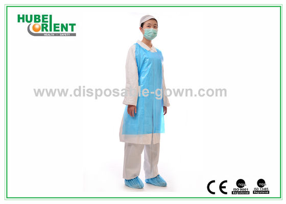 Oil Prevention PE Single Use Apron With Smooth Surface