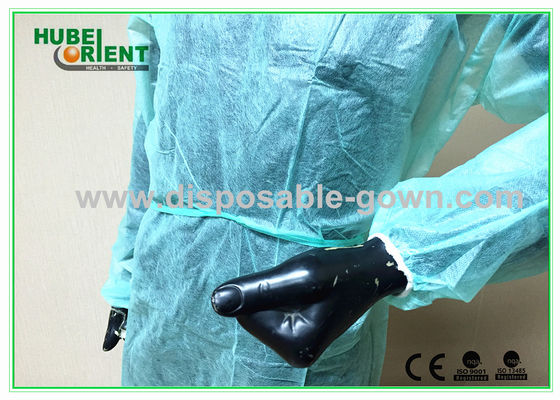 Non Sterilized Soft Disposable Non-woven isolation gown Environmentally Friendly
