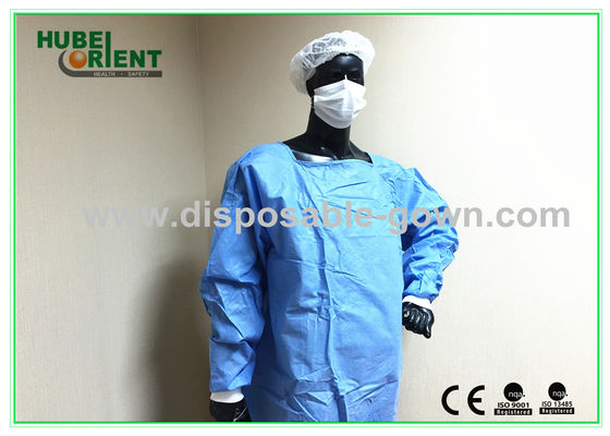 Sterile Ultrasonic Disposable Surgical Gowns With Knitted Wrist For Operation