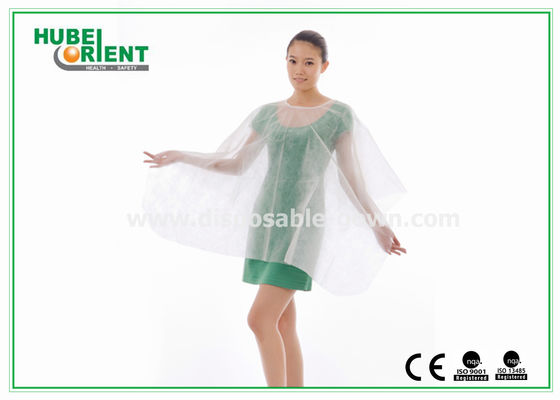 Dirt Prevention Disposable Nonwoven Manteau For Beauty Salon