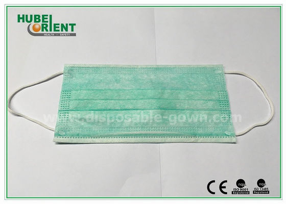 Anti Bacteria 9*18cm Non Woven Disposable Earloop Face Mask