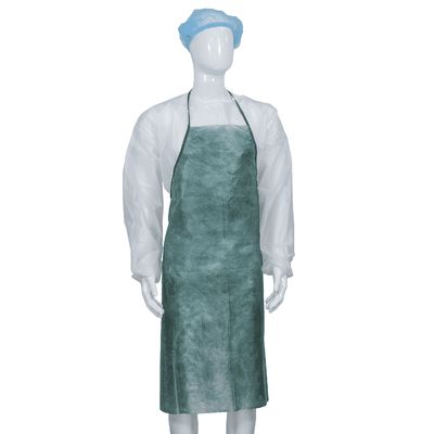 Hygiene Disposable Sleeveless Non Woven Apron for Kitchen / Food Industry