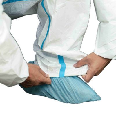 Category 3 Type 4B/5B/6B seam tape Disposable Hooded microporous Chemical Protective Coverall