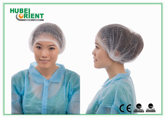 Disposable Soft Non-Woven Polypropylene Head Cover With Double Elastic