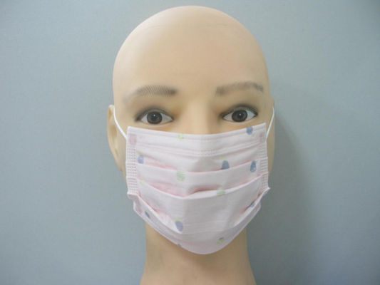Children Daily Use Disposable Protective Face Mask With cute Printing