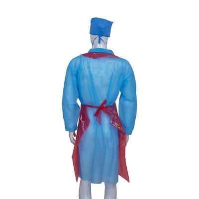 Oil-Prood Anti-Dust Smooth Or Embossed Surface PE Apron Waterproof Colorful For Kitchen/Factory/Garden