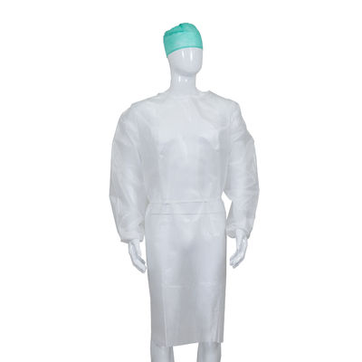 Waterproof Dustproof Disposable Medical Use SMS/PP/PP+PE Isolation Gown With Long Sleeves