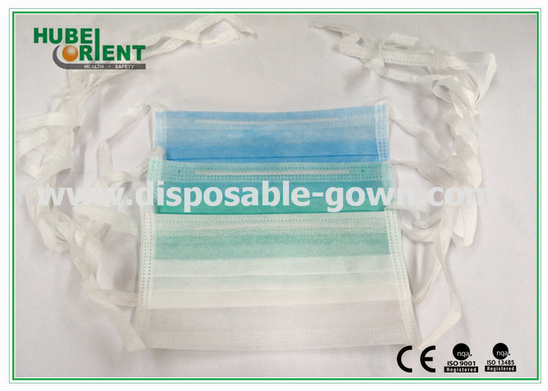 Customized Disposable Surgical Face Mask With Tie-on For Hospital/Pharmacy/Dental Clinic