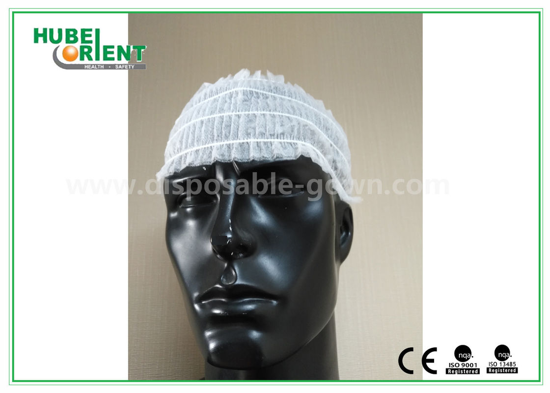 Comfortable Household White / Black Nonwoven Hair Band With Good Elasticity